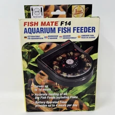 Fish Mate F14 Automatic Aquarium Fish Auto Feeder NOS Brand New in Box Food Pet