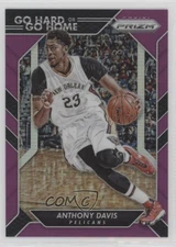 2016-17 Panini Prizm Go Hard or Go Home Purple Prizm /75 Anthony Davis #3
