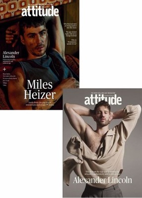 Attitude magazine -SEPT/OCT-2025  2X COVERS MILES HEIZER/ALEXANDER LINCOLN