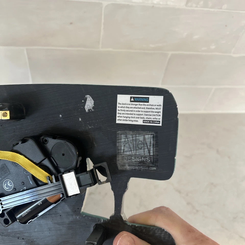 RELOJ DE PARED MÁQUINA DE COSER ALLEN DESIGN Baby Lock Funciona Foto 3 de 4