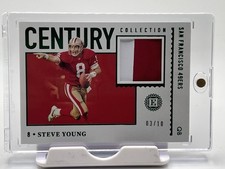 2021 Panini Century Collection Steve Young 2 Color Patch Jersey O3/10 HOF 49ers