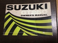 Suzuki GT250 K Original Owners Manual