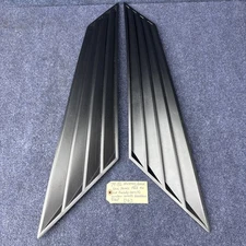 79-86 Ford Mustang Quarter Window Sail Panels Louvers Trim Hatchback OEM Hatch