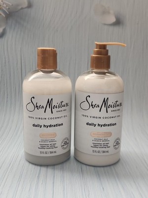 (Set of 2) Shea Moisture 100% Virgin Coconut Oil Shampoo & Conditioner, 13 fl oz