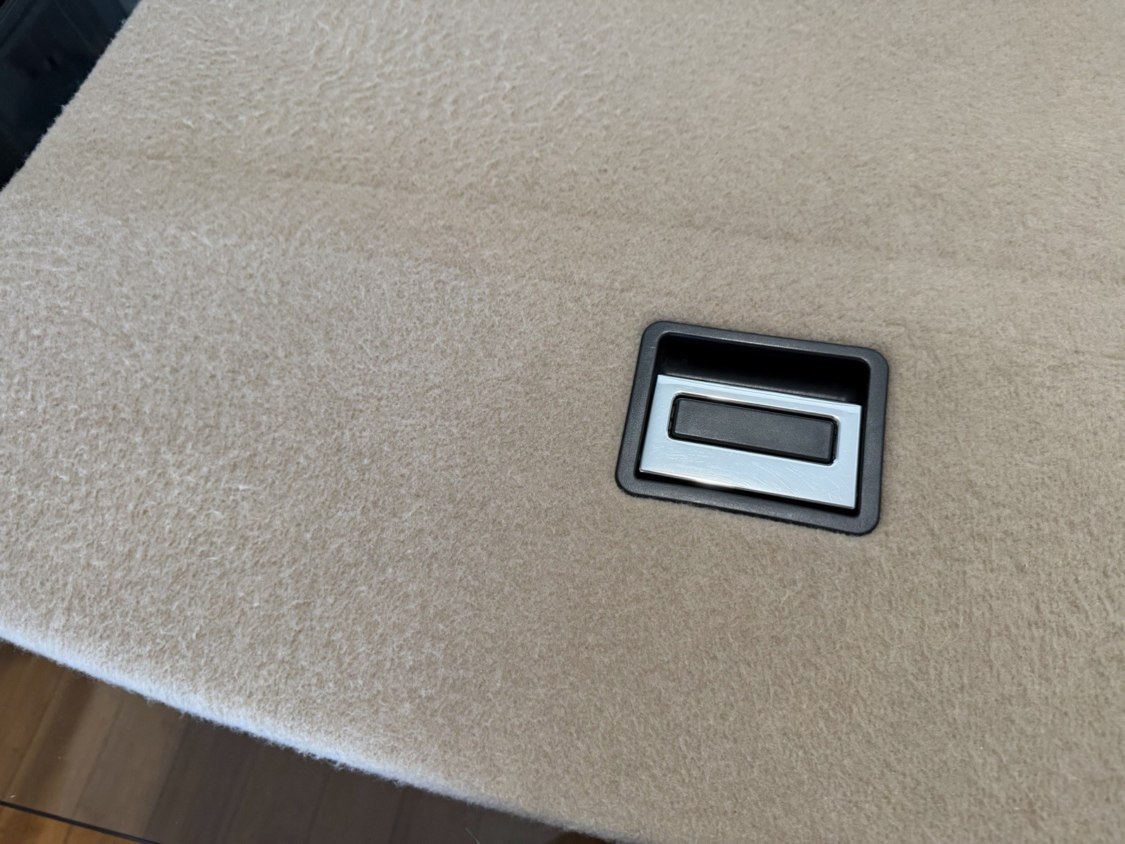 Maserati GranTurismo Rear Trunk Floor Carpet Panel Beige OEM 12 000 Miles Used