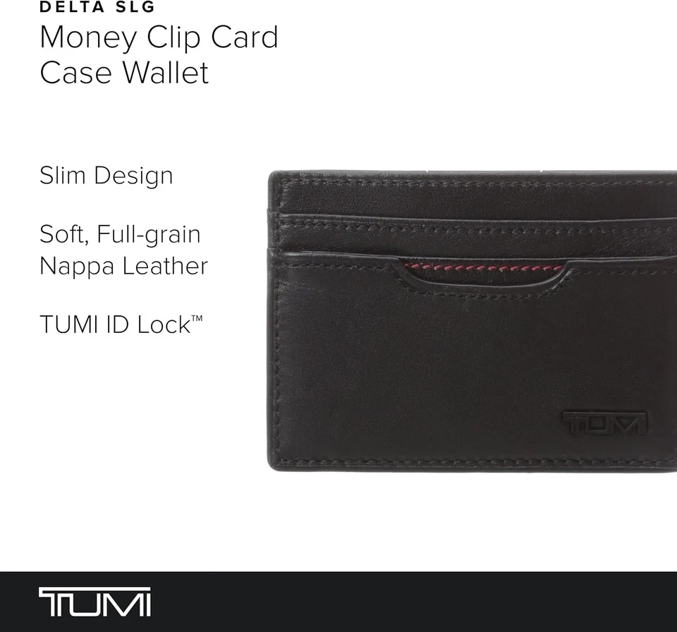 TUMI - Delta Money Clip Card Case Wallet - RFID Blocking for Men -...  - Image 2 of 4