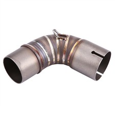 Exhaust Middle Pipe Motorcycle Exhaust Middle Pipe Link Connect Compatible With