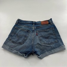 Levi  s High Waisted Jean Denim Shorts Button Fly