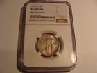 1918-D Standing Liberty quarter, AU details, NGC, showing Lady Liberty profile with “In God We Trust” and date at bottom.