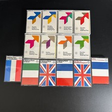 Lot of 14 Vintage PAN AM Walking & Driving Tour Cassette Tapes