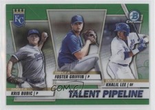 2020 Bowman Green Refractor 83/99 Foster Griffin Khalil Lee Kris Bubic n0c