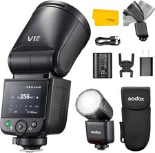 Godox V1 Mid O Flash for Olympus, 55Ws 2.4G T...