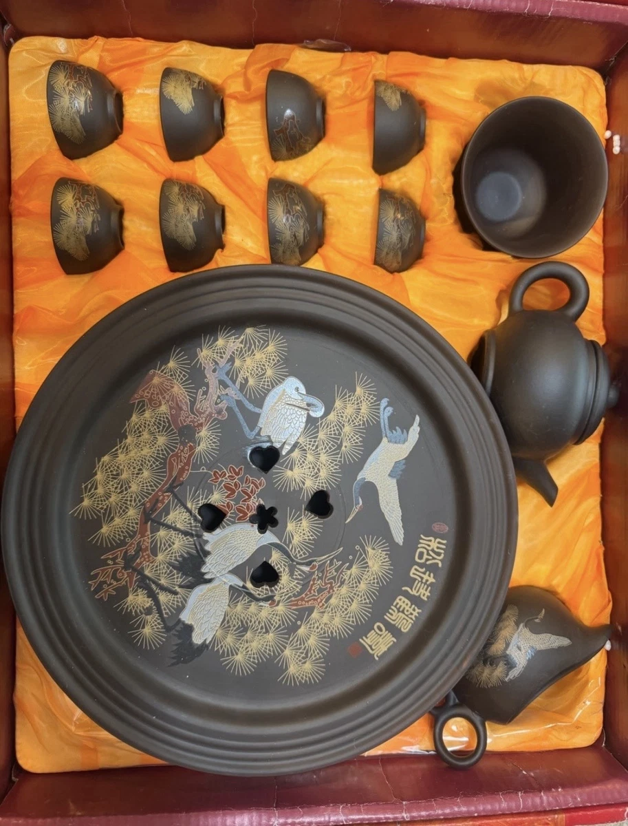 勝*様 古い中国のセット Yixing Tea Set Indiana Collectible Chinese Teapots & Tea Sets 1900