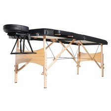 Portable Massage Table 28" W 2 Folding Lightweight Massage Table, 8-Level Height