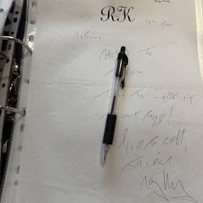 Krays. Reggie Kray hand written single sided A4 letter to Robin McGibbon