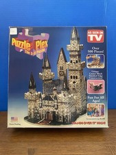 New Puzzle Plex Amazing 3-D Camelot Castle Puzzle Over 500 Pc Jigsaw Puzzle 1993