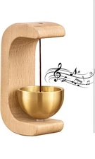 Wooden Door Bell Japanese Wind Chime Home Decor Garden Shopkeeper Reminder