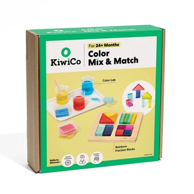 10pc KiwiCo Activity Play Center 24m+ Toddler / Preschool Color Mix & Match Lab