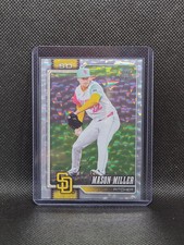 Mason Miller 2026 Topps Series 1 #179 Silver Crackle Foil San Diego Padres