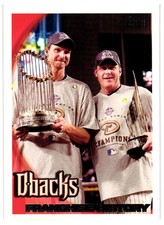 2010 Topps #264 Diamondbacks Franchise History Arizona Diamondbacks