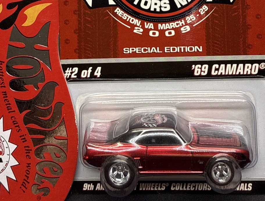 2009 HOT WHEELS 9TH ANNUAL COLLECTORS NATIONALS '69 CAMARO 00849/03000