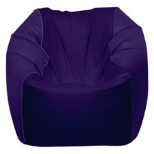 Ocean-Tamer 28" H x 36" W x 36" D Purple Large Round Bean Bag Chair