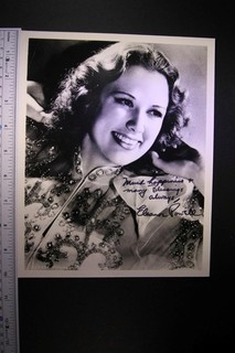 GOLDEN AGE MGM Actress ELEANOR POWELL (1912 1982)(BORN TO DANCE) AUTOGRAPH PHOTO