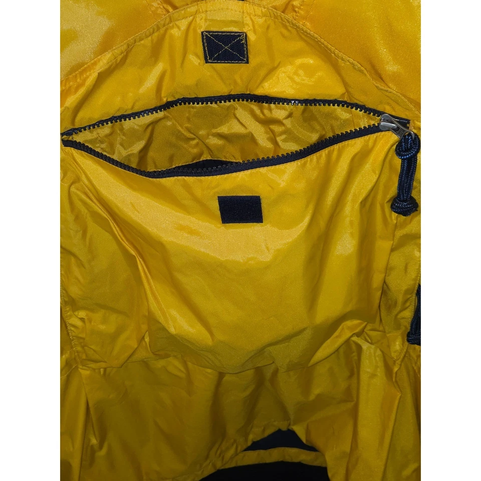 Abercrombie & Fitch Yellow Vintage Anorak Jacket Pullover Windbreaker Mens Small - Image 4 of 4