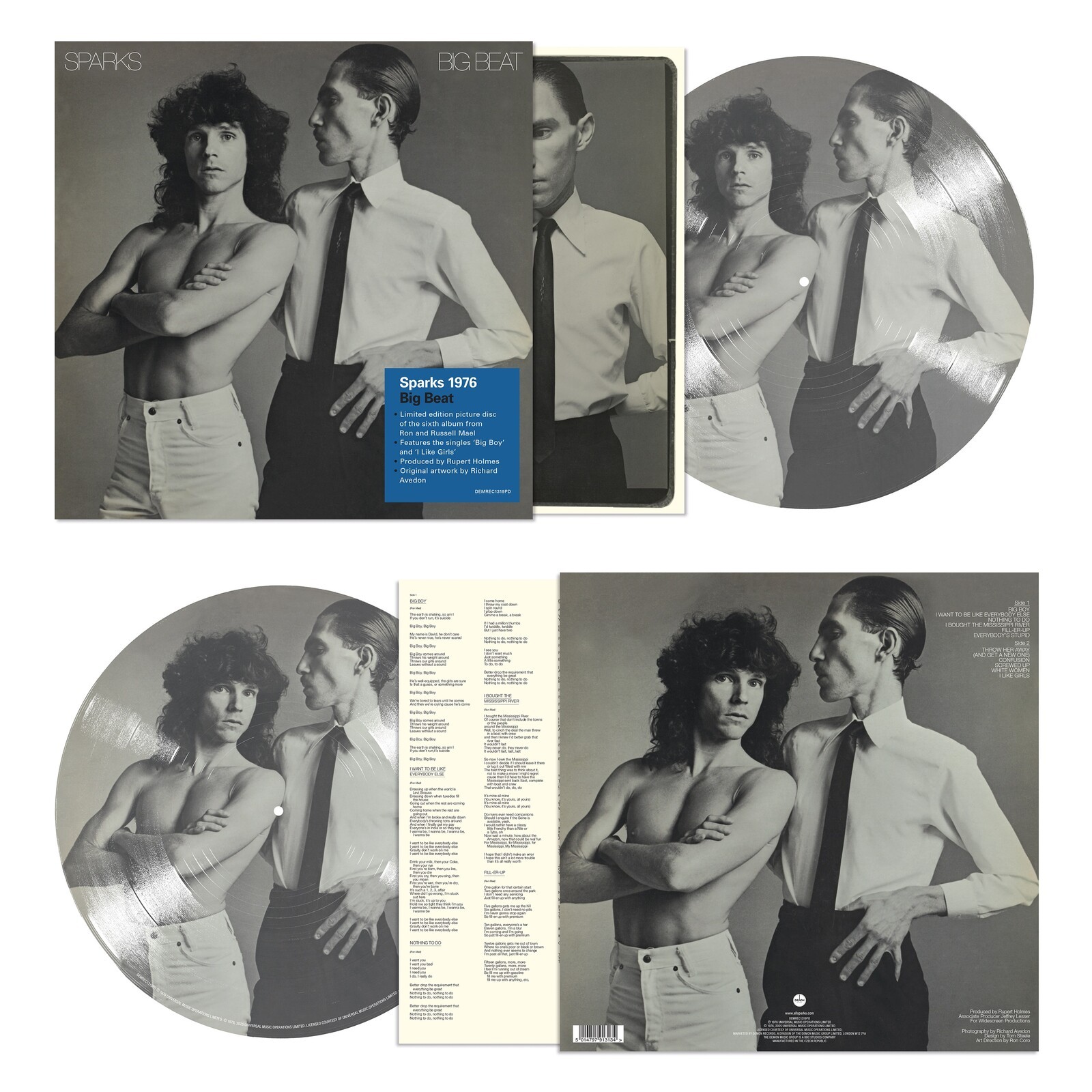 Sparks Big Beat LP Vinyl NEW