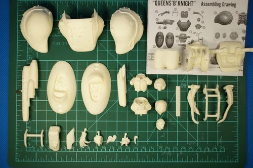 Resin Kit 585 1/20 Robot Battle V Mk44G `Queens` B` Knight` for Hasegawa MK44