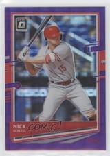 2020 Panini Donruss Optic FOTL Purple Pandora Prizm 40/99 Nick Senzel #101 1b8
