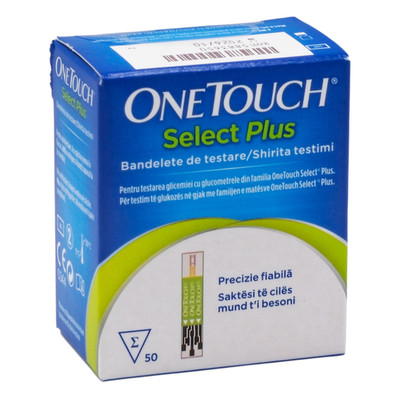 ONE TOUCH Select Plus Blutzucker Teststreifen, 50 Stck. NEU, MHD: 11/2026
