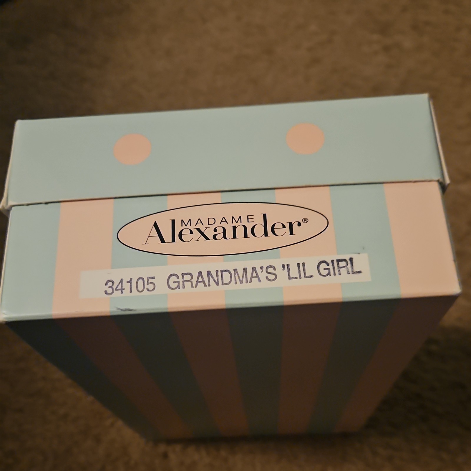 NEW Madame Alexander  Grandma's Lil Girl. ..Pink Lace DRESS