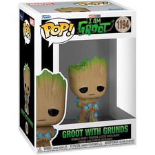 Figura Pop Marvel I Am Groot Groot With Grunds