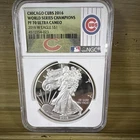 U.S. Mint 2016 American Silver Eagle 1 oz NGC PF 70 Ultra Cameo Chicago Cubs