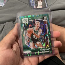 2024-25 Panini Donruss Optic - Legends Larry Bird #243 Green Seismic Prizm