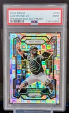 2024 PRIZM Baseball RC Austin Wells Pandora PRIZM Refractor #193 PSA 9 MINT