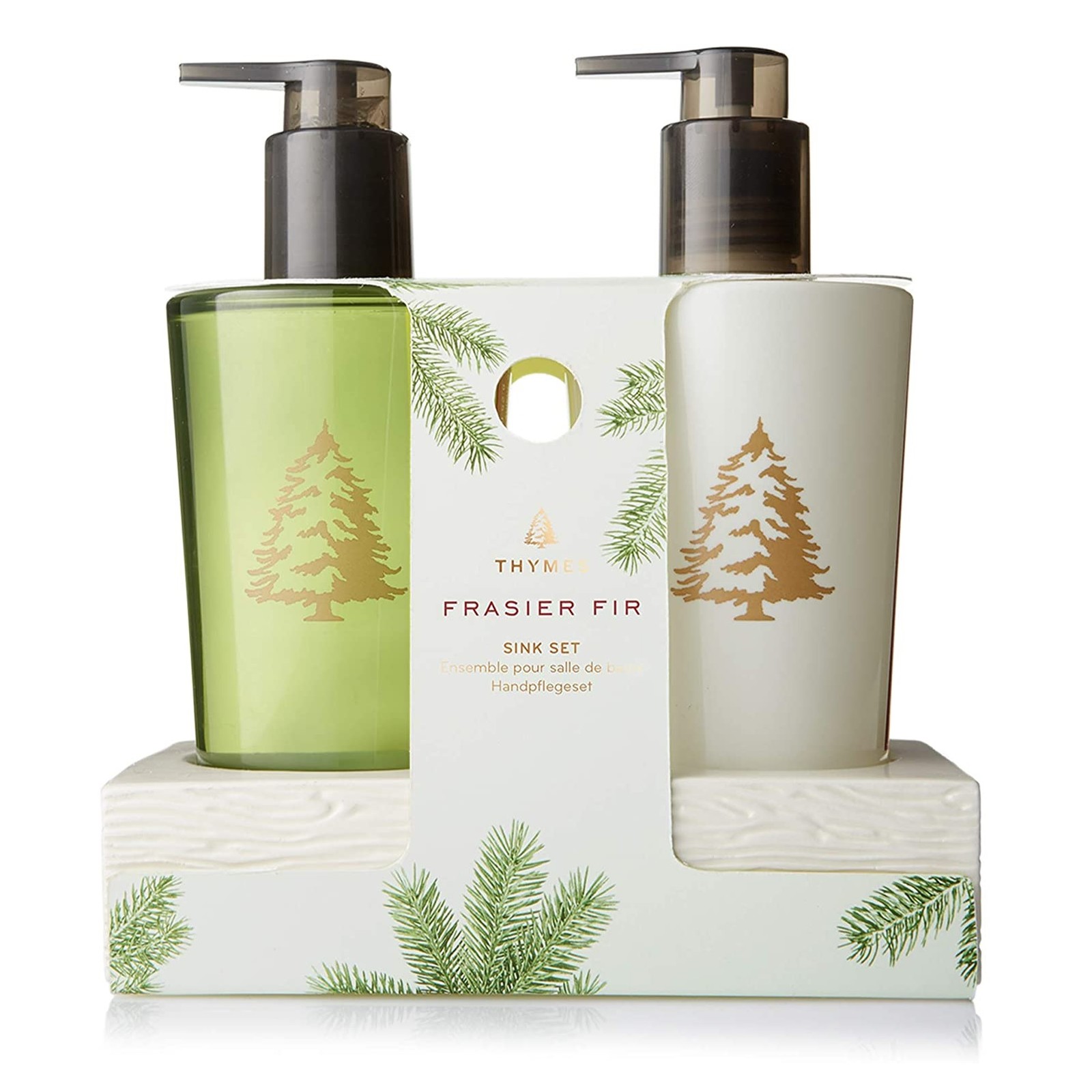 Thymes Frasier Fir Sink Set Hand Lotion and Wash - 8.25 oz 8.2 set