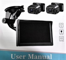 Baby Car Camera 4.3 inch LCD monitor 2 cameras