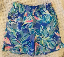 Lilly Pulitzer Boys Size Toddler 4-5 Junior Capri Swim Trunks Bathing Suit