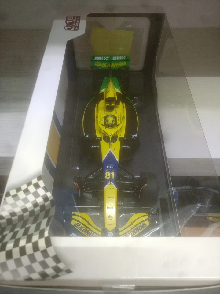 Solido F1 Mclaren MCL38 #81 Oscar Piastri Monaco GP 2024 1/18 S181404 - Immagine 2 di 3