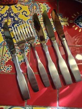 Oneida Community Paul Revere 1959 Dinner Knives  Forks New OLD Stock 6 Pcs