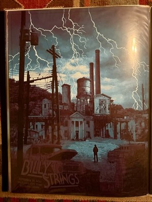 Billy Strings - Salt Lake City, UT- 2021 Poster Print - Daniel Danger -AP SIGNED