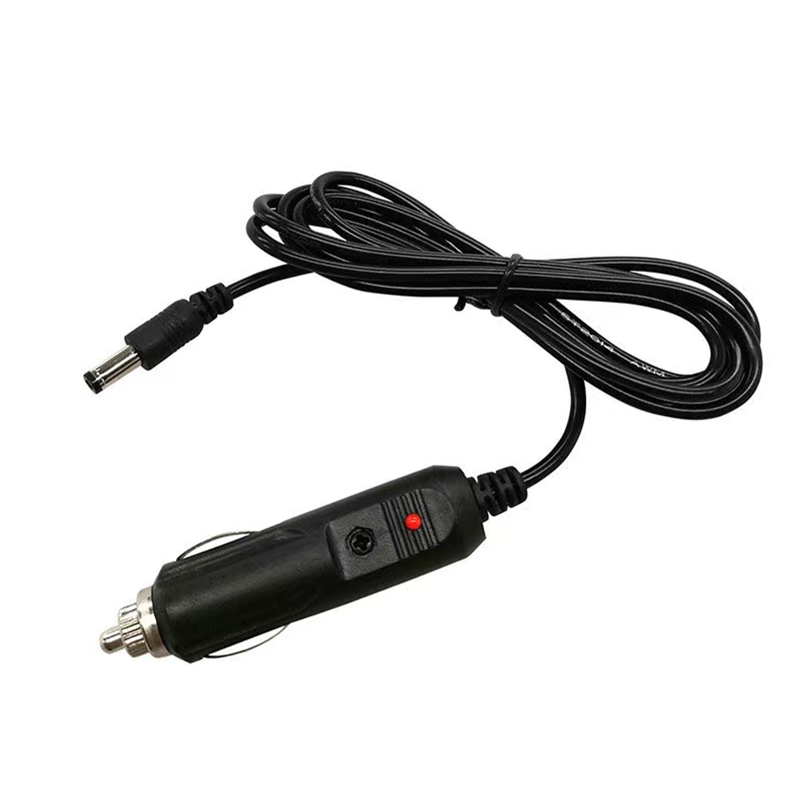 DC 12V LED Indicative Car Charger Power Suppy Cable Cord Cigarette Lighter Plug