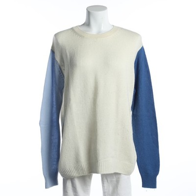 Chinti and Parker Pullover L Weiß Blau Sehr gut