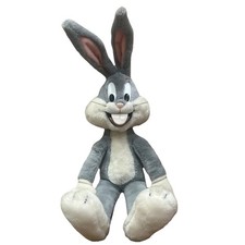 Vintage Mighty Star 1989 Bugs Bunny Item No. 1538 Warner Bros Soft Plush Toy 21"