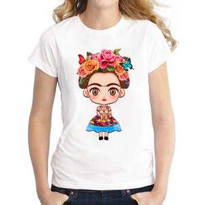 camisetas frida kahlo mujer