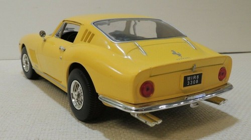 1:18 SCALE 1966 FERRARI 275 GTB-4 YELLOW BY ERTL EUROPEAN CLASSICS (NO BOX) - Picture 5 of 11