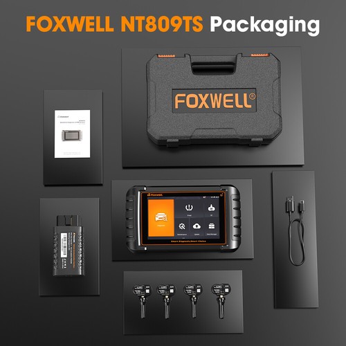 FOXWELL NT809 TS OBD2 Scanner TPMS Programmer Bidirectional Car Diagnostic Tool - Picture 12 of 12