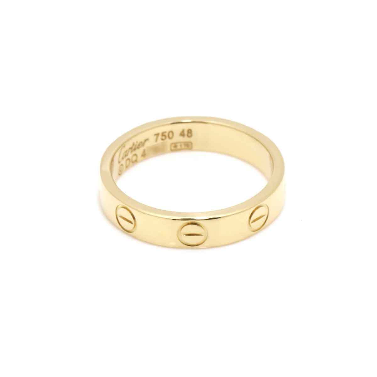 Купить Cartier Mini Love Ring 18K Yellow Gold 750 на Аукцион из Америки с  доставкой в Россию, Украину, Казахстан